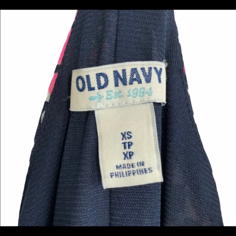 Old Navy Blue Doodle Dress Sz XS - Picture 5 of 5